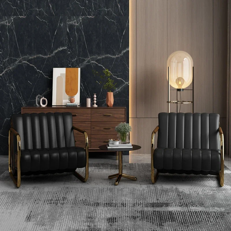 Interior Design Living Room And Kitchen - レイジーソファチェアハイインテリア家具キッチンリビングルームチェアミッドセンチュリー透明リラックスブタカゴールド高級デザイン