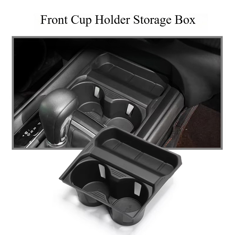 Interior Design Grid - マツダCX-50用フロントカップホルダー収納ボックス - カスタムフィットインテリアグリッドオーガナイザー 車改造用