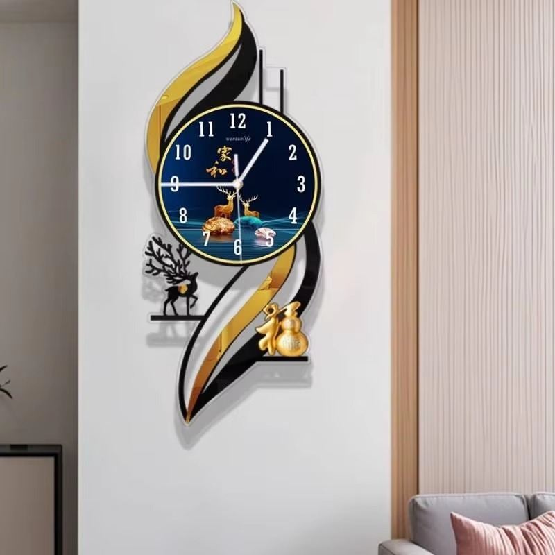 Interior Design Zen - ユニークなユースルーホール壁掛け時計禅風珍しいプレミアムインテリアデザイン壁掛け時計オフィス装飾モダンな壁掛け時計装飾品ホーム
