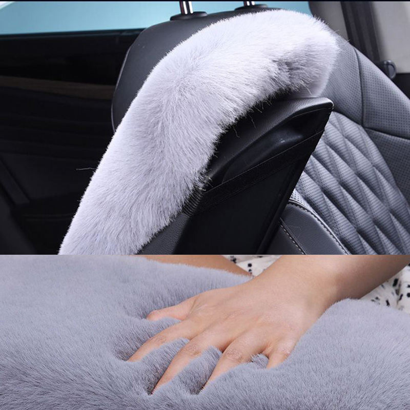 Interior Design Concept - ユニバーサル車のアームレストカバーぬいぐるみ暖かいパッドアンチスリップデザインセンターコンソールプロテクター自動車インテリア装飾かわいいふわふわ ​