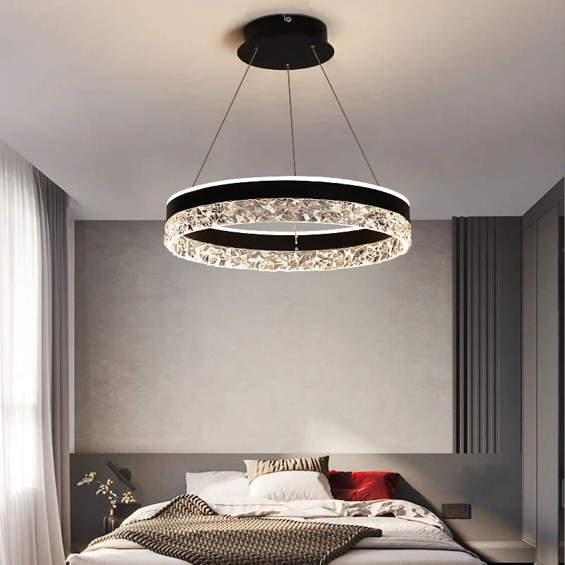 Interior Design Living Room And Kitchen - モダンラグジュアリークリスタルLEDペンダントライト（リビングルーム、寝室、ホテルホール、キッチン、ダイニングテーブル、インテリア、光沢デザイン）
