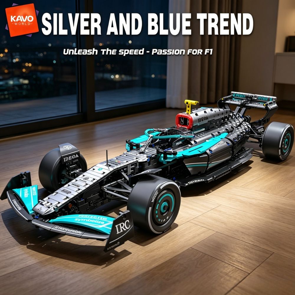 Interior Design Lego - KAVOWORLD DIYテクニカルチャンピオンズドリフトレーシングカーブリックモデル1:8ビルディングブロックスポーツカーパズルおもちゃ、自宅ディスプレイデスクトップ装飾用、インターロッキングステアリングメカニズム、リアルなリアウィング構造、誕生日、クリスマス、新年の友人へのギフト、1764ピース