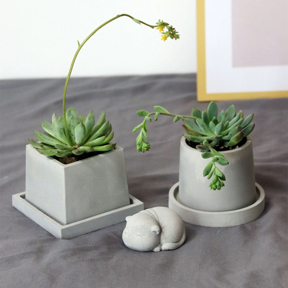 セメント植木鉢,コンクリート型,屋外用,DIY用,丸いシリコ - Terrazzo Pot Cement のレビューと価格