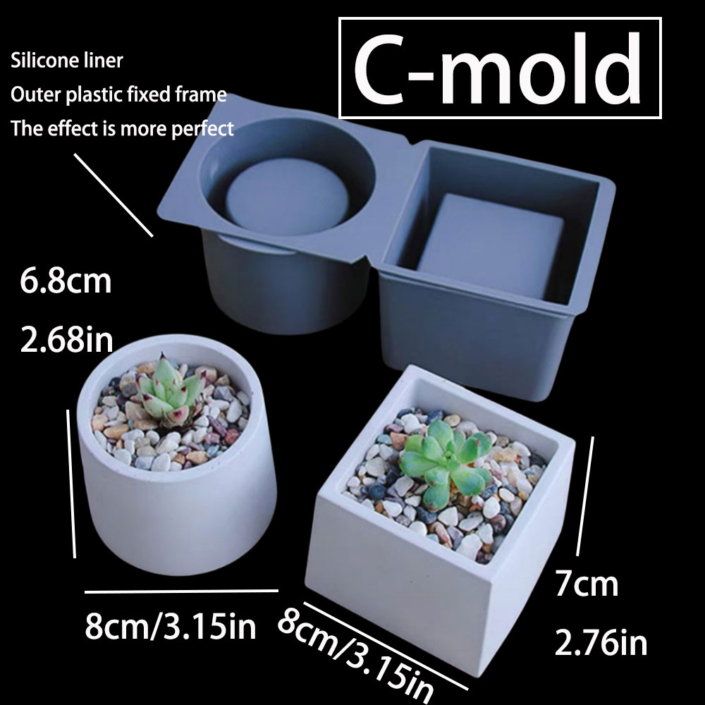 セメント植木鉢,コンクリート型,屋外用,DIY用,丸いシリコ - Terrazzo Pot Cement のレビューと価格