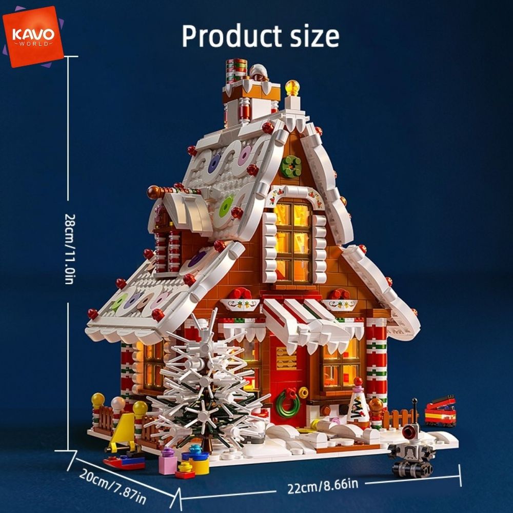 KAVOWORLD 1614ピース クリスマスジンジャーブレ - Interior Design Lego のレビューと価格