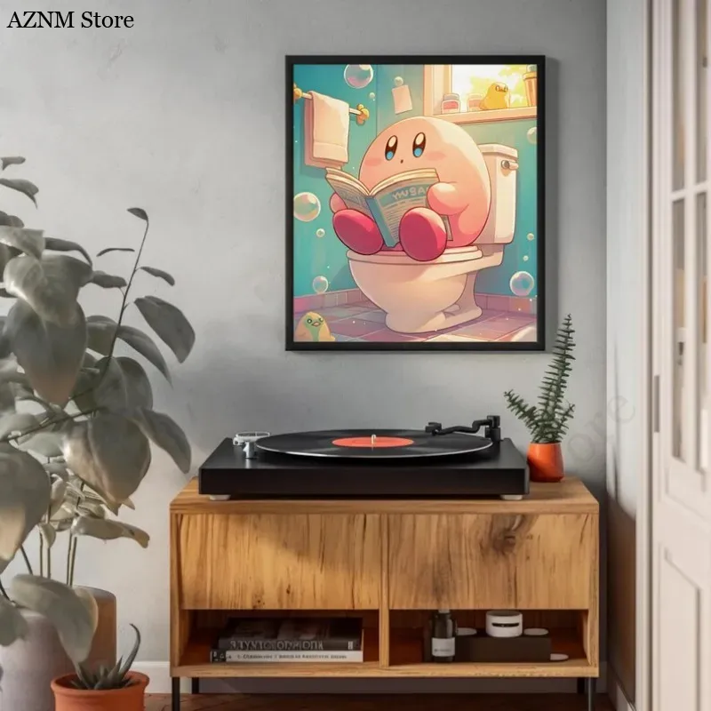 面白いバスルーム漫画ビデオゲームポスターかわいいアニメーショ - Interior Design Game のレビューと価格
