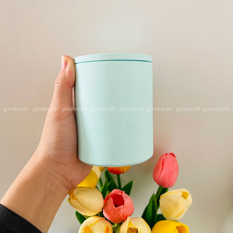 10cmコンクリートジャー用シリコンモールド、丸型セメント収 - Terrazzo Pot Cement のレビューと価格