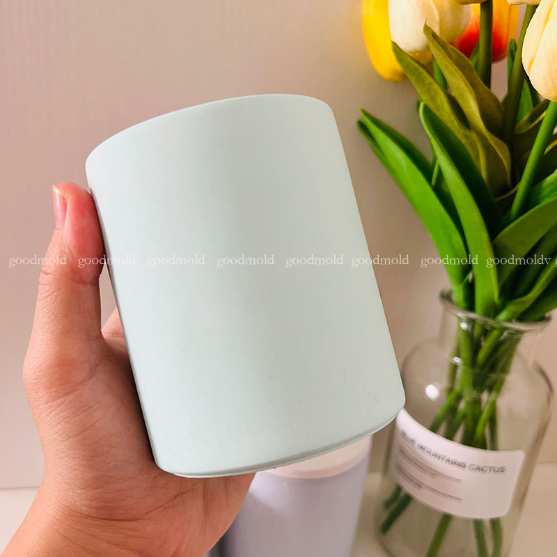 10cmコンクリートジャー用シリコンモールド、丸型セメント収 - Terrazzo Pot Cement のレビューと価格