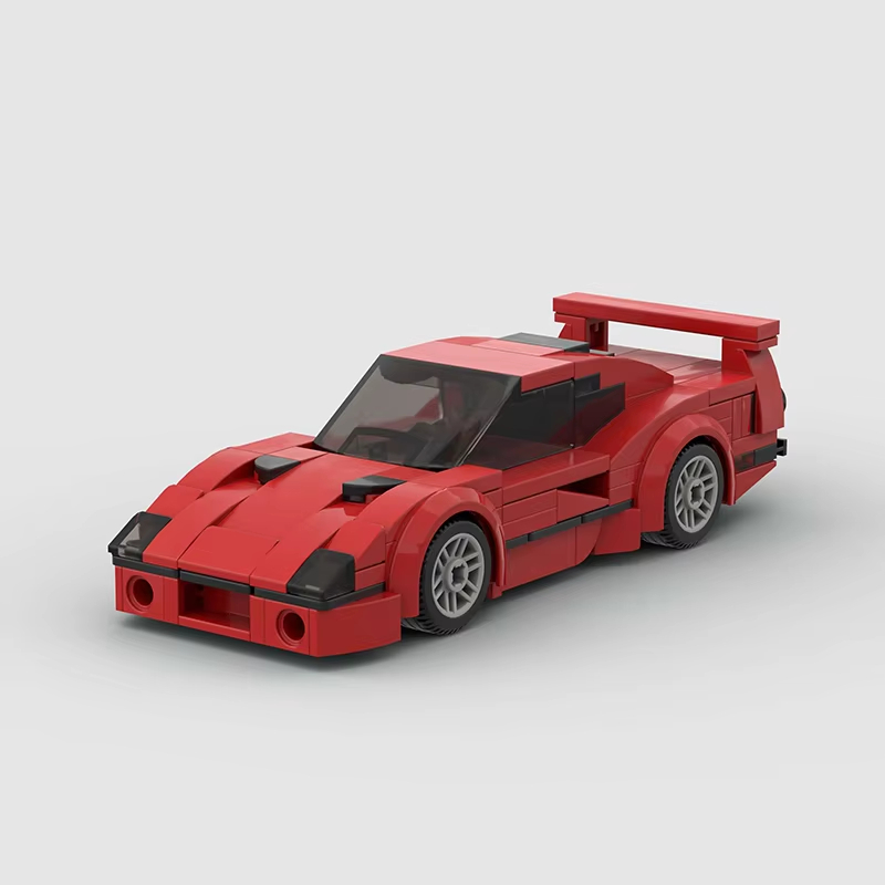 197個の粒子で組み立てるビルディングブロックスポーツカーモ - Interior Design Lego のレビューと価格