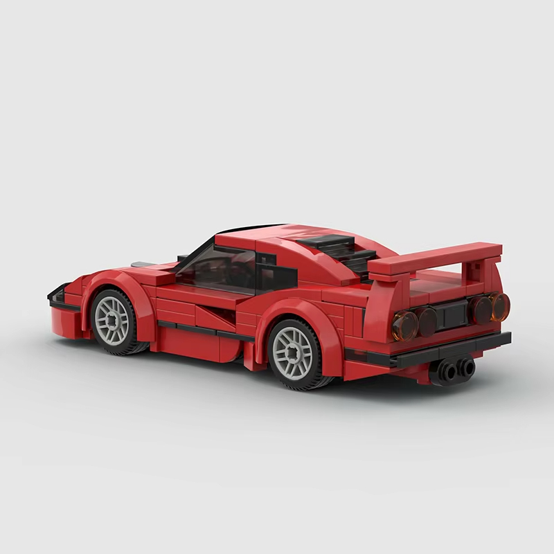 197個の粒子で組み立てるビルディングブロックスポーツカーモ - Interior Design Lego のレビューと価格