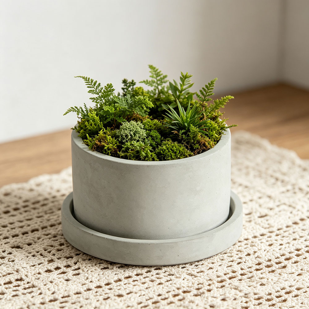 大型コンクリートプランター型シリコンセットDIYテラゾセメン - Terrazzo Pot Cement のレビューと価格