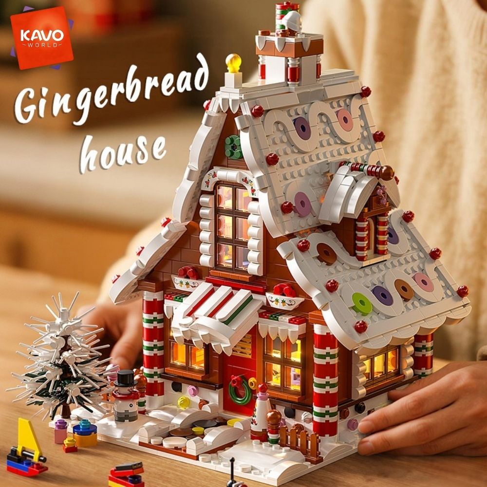 KAVOWORLD 1614ピース クリスマスジンジャーブレ - Interior Design Lego のレビューと価格