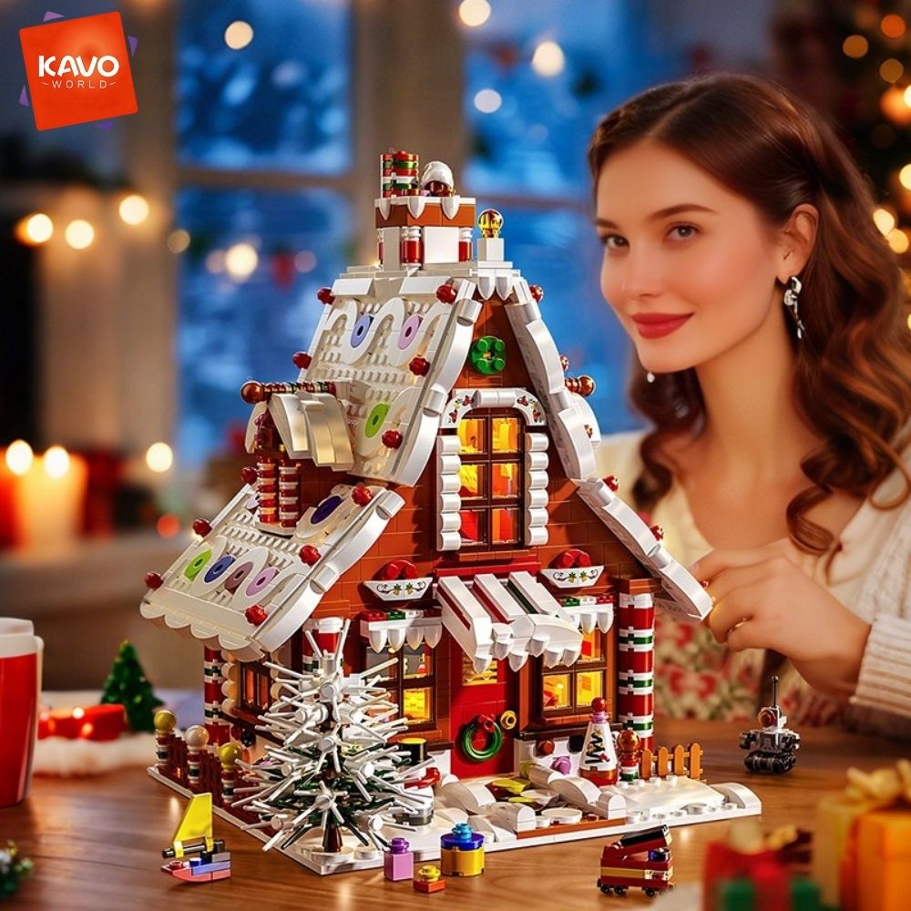 KAVOWORLD 1614ピース クリスマスジンジャーブレ - Interior Design Lego のレビューと価格