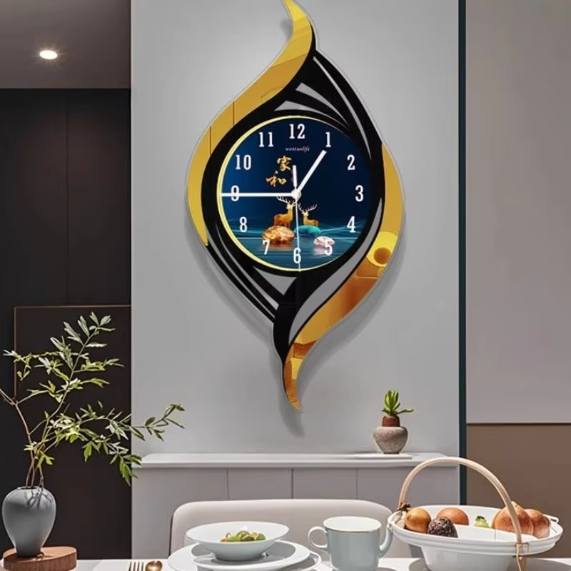 ユニークなユースルーホール壁掛け時計禅風珍しいプレミアムイン - Interior Design Zen のレビューと価格