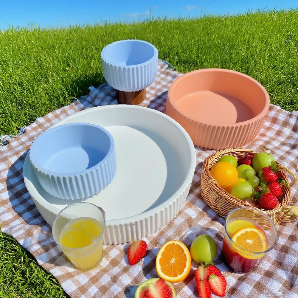 DIY収納ボウル石膏テラゾ型 大型ボウルキャンドル容器コンク - Terrazzo Pot Cement のレビューと価格