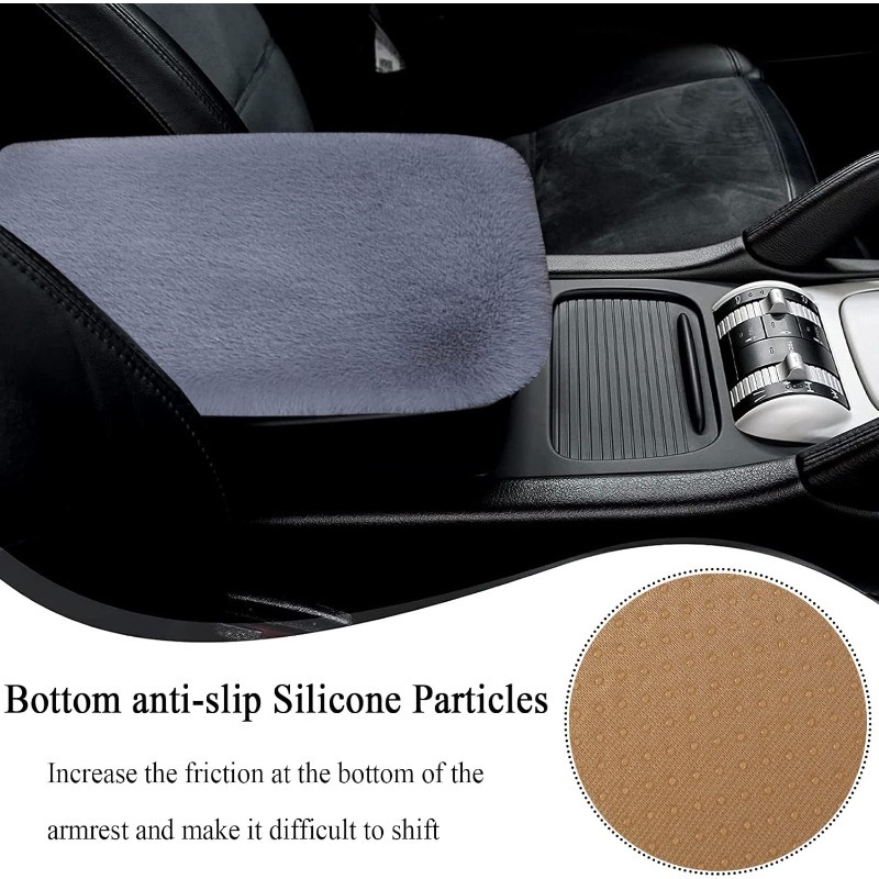ユニバーサル車のアームレストカバーぬいぐるみ暖かいパッドアン - Interior Design Concept のレビューと価格