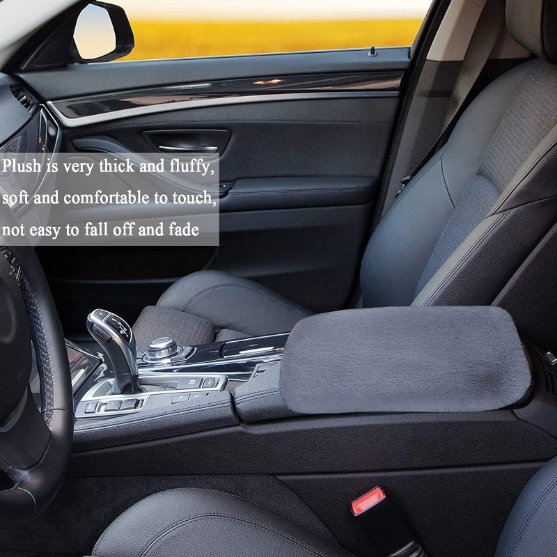 ユニバーサル車のアームレストカバーぬいぐるみ暖かいパッドアン - Interior Design Concept のレビューと価格