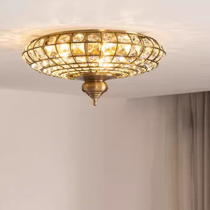 アメリカンスタイルのクリスタルLEDシーリングライト、デザイ - Interior Design Luxury Living Room のレビューと価格