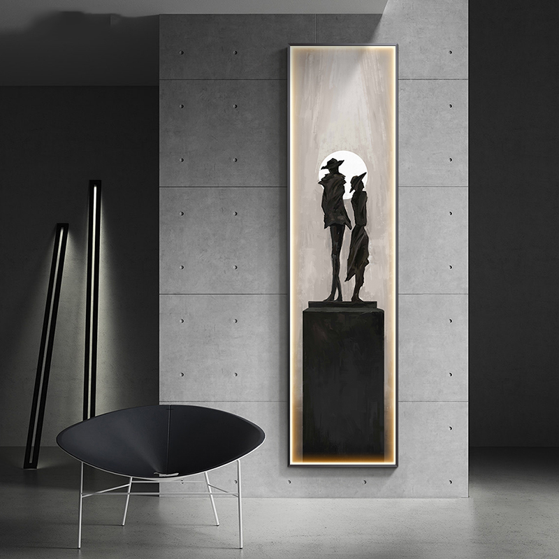 モダンなキャラクターモデリング抽象LEDウォールランプアート - Interior Design Living Room And Kitchen のレビューと価格