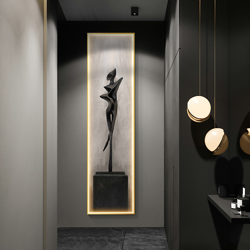 モダンなキャラクターモデリング抽象LEDウォールランプアート - Interior Design Living Room And Kitchen のレビューと価格