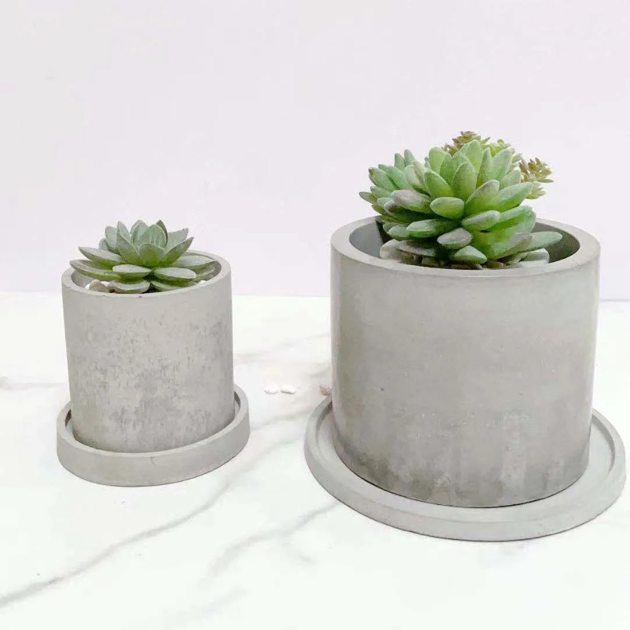 セメントポット用シリコンモールド,日曜大工のテラッツォ植木鉢 - Terrazzo Pot Cement のレビューと価格