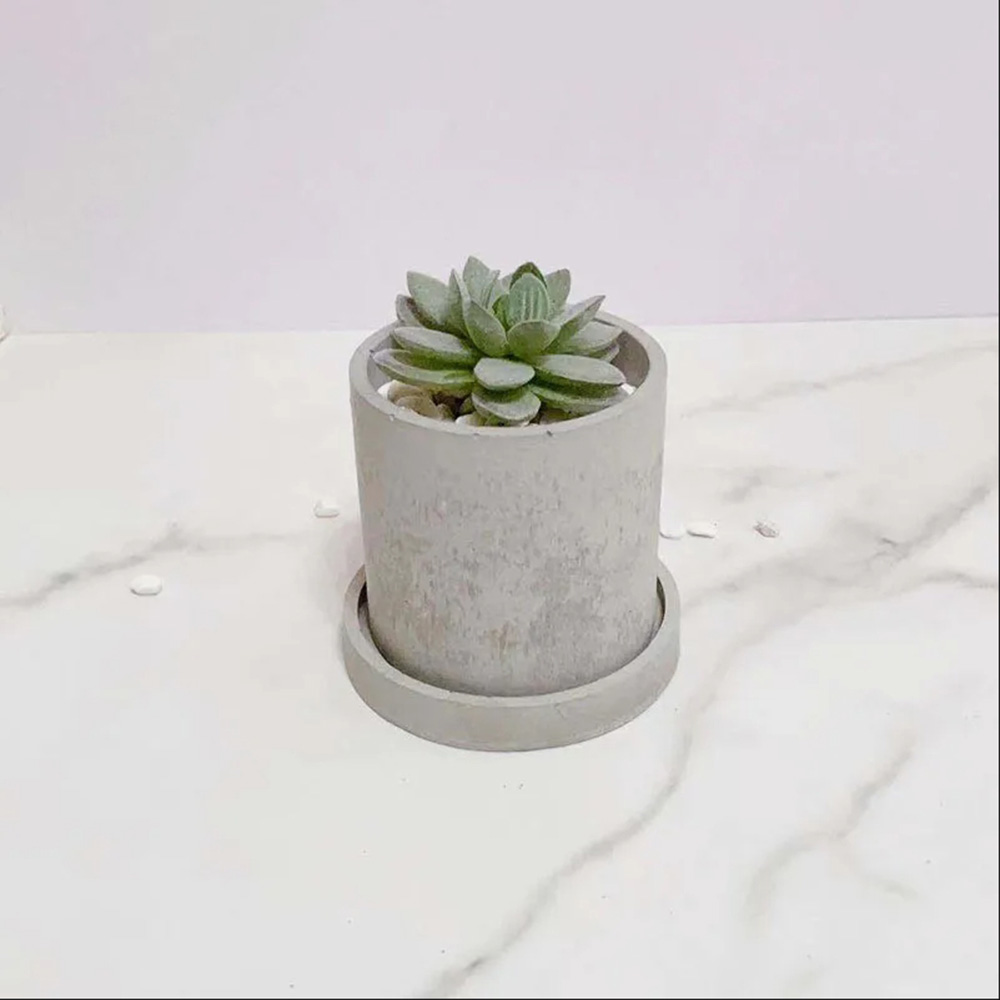 セメントポット用シリコンモールド,日曜大工のテラッツォ植木鉢 - Terrazzo Pot Cement のレビューと価格