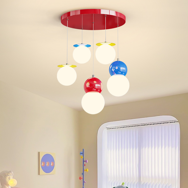 北欧クリームスタイルの寝室/子供部屋用アクリルLEDペンダン - Interior Design Hall のレビューと価格