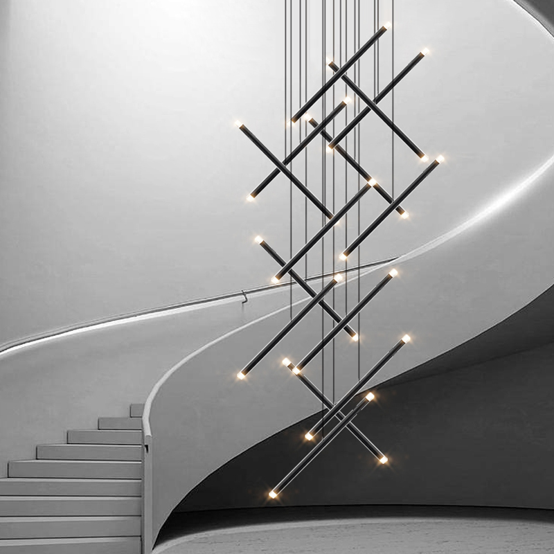 モダンなデザインの吊り下げ式LEDシーリングライト,室内照明 - Interior Design Hall のレビューと価格