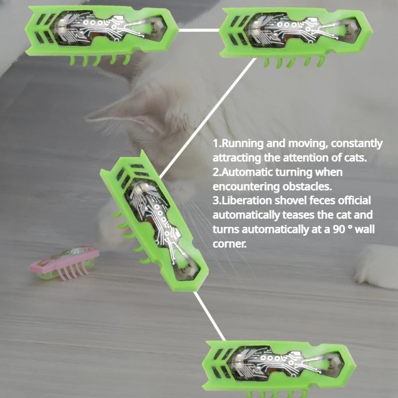 猫のおもちゃ 光る電動ワーム ペットインタラクティブパズル  - Interior Design Game のレビューと価格