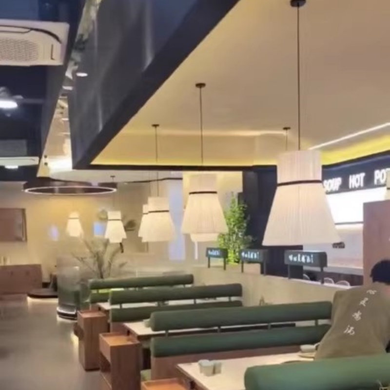 モダンデザイナーミニマリストファブリック LED ペンダント - Interior Design Hall のレビューと価格