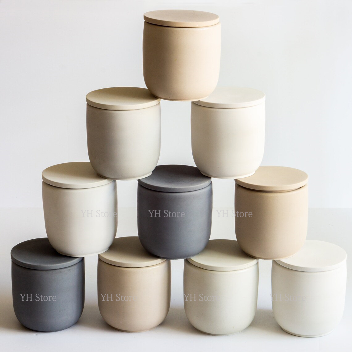 シリコンケーキ型のセメントボックス,テラゾフラワーポット,キ - Terrazzo Pot Cement のレビューと価格