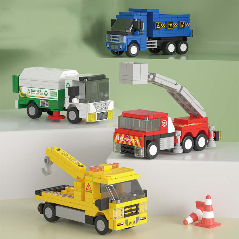 8つのパズルおもちゃ、積み木、スライドカー、都市をテーマにし - Interior Design Lego のレビューと価格