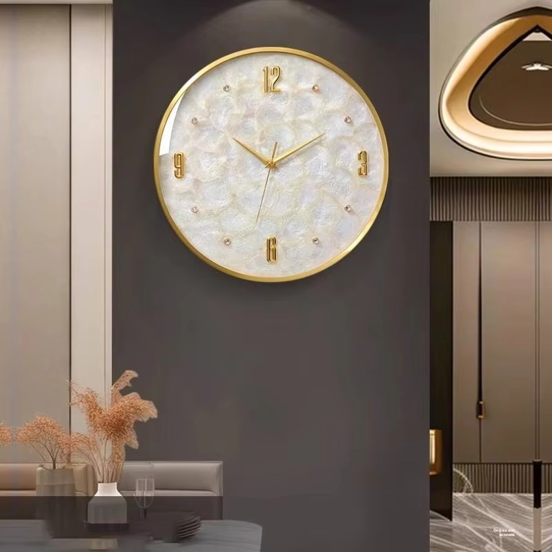 ヴィンテージ高級禅壁掛け時計ユースルーユニークアートリビング - Interior Design Zen のレビューと価格