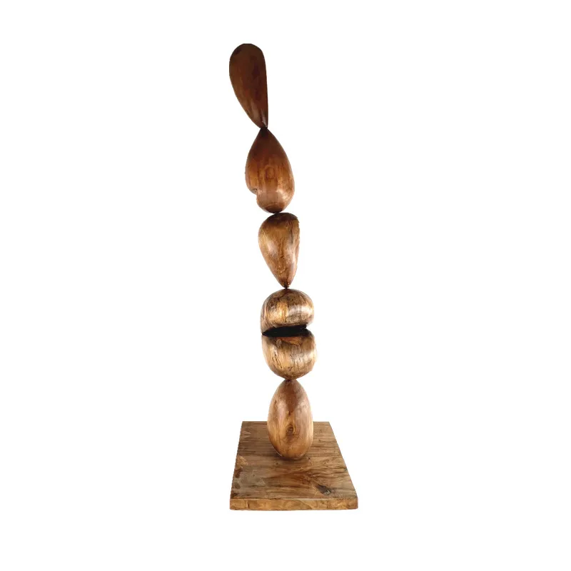 天然ウォールナット材の彫刻装飾品、ヴィラのリビングルーム、書 - Interior Design Hall のレビューと価格