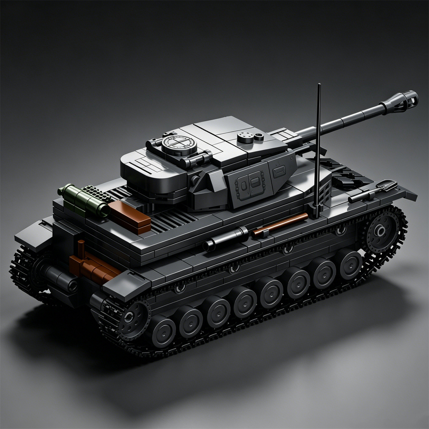 1:35スケール戦車No. 4 タイプG グレー迷彩、フルイ - Interior Design Lego のレビューと価格