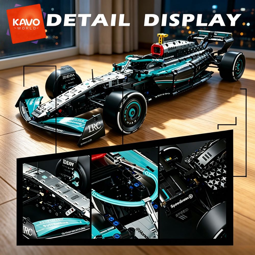 KAVOWORLD DIYテクニカルチャンピオンズドリフトレ - Interior Design Lego のレビューと価格