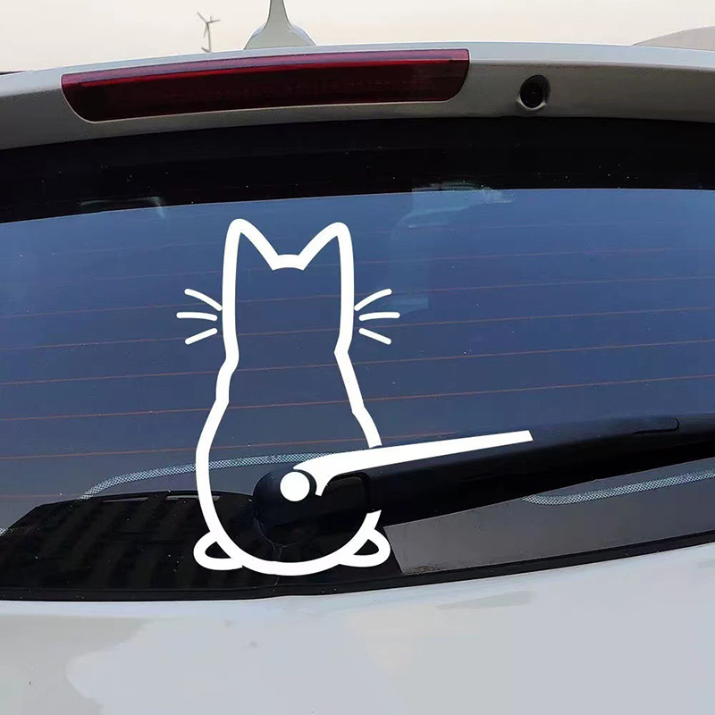 車内ステッカーアートデザイン楽しい猫車ステッカー窓後部ガラス - Interior Design Concept のレビューと価格