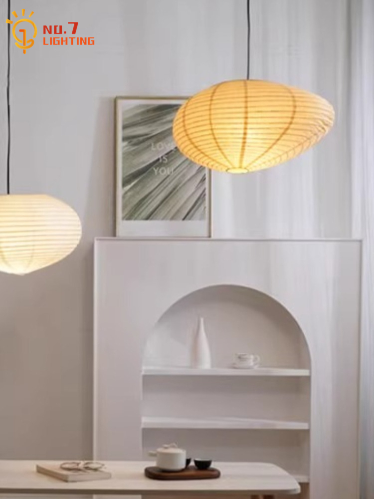 日本デザインのアカリ・ノグチペンダントライト LED E27 - Interior Design Zen のレビューと価格